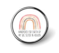 Freecustom Lot d'épingles en émail triées à la main par My Grandpa In Heaven pour sacs à dos, révélation de grossesse, annonce de naissance, badges, chapeaux, sacs pour femmes, Set of 1