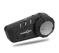 FreedConn KY Pro Casque de Moto Casque Bluetooth Intercom, Moto Bluetooth Interphone, 6 utilisateurs 2000m Bluetooth Intercom Moto Systèmes Communication, Bluetooth Casque Radio FM intégrée et GPS