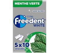 FREEDENT chewing gum whit mth vr x5
