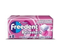 Freedent Refresher Bubble Menthe Handypack de 8 cubes 18g