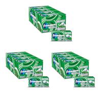 FREEDENT REFRESHERS - Chewing-gum Menthe Verte - 3 paquet de 8 cubes - 17,9g