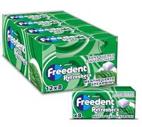 FREEDENT REFRESHERS - Chewing-gum Menthe Verte - 1 paquet de 8 cubes - 17,9g