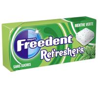 FREEDENT REFRESHERS - Chewing-gum sans sucre - Saveur menthe verte - 8 rouleaux (L'emballage peut varier)