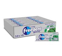 FREEDENT WHITE - Chewing Gum Sans Sucre - Goût Menthe Verte - 30 Paquets de 10 Dragées - Grand Format 300 Dragées - 420g