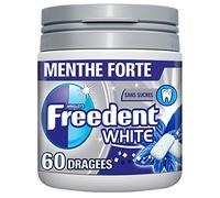 FREEDENT - White Chewing-Gum Sans Sucres Menthe Forte - 84G - Lot De 3