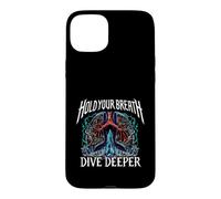 Freediver Scuba Hold Your Breath Dive Deeper Coque pour iPhone 15 Plus