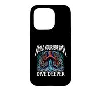 Freediver Scuba Hold Your Breath Dive Deeper Coque pour iPhone 15 Pro