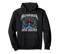 Freediver Scuba Hold Your Breath Dive Deeper Sweat à Capuche