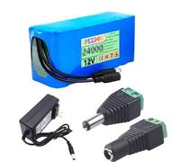 FREEDOH Batterie au Lithium DC 12V, Batterie Li-ION Rechargeable 10AH 12Ah 15AH 20AH 30AH puissante Batterie au Lithium polymère Portable, adaptée aux équipements d'alimentation 12V,12v 24ah