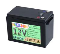 FREEDOH Batterie de Stockage d'énergie 12 V 12 V 100 Ah 200 Ah 300 Ah Batterie LiFePO4 Grande capacité pour Camping-Car, voiturette de Golf, Batterie de Secours,12v100ah