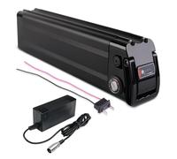 FREEDOH Batterie Lithium-ION 24 V, 36 V, 48 V, 8 Ah, 10 Ah, 13 Ah, 15 Ah, 20 Ah, avec Chargeur, pour Moteur de vélo électrique 0-750 W,36v13ah