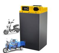 FREEDOH Batterie Lithium-ION 60 V/72 V pour Tricycle, 20 Ah, 27 Ah, 40 Ah, 50 Ah, avec Chargeur, pour Moteurs de vélo électrique 1 000 à 3 600 W,72v40ah