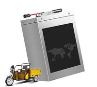 FREEDOH Batterie Lithium-ION LiFePO4 72 V 35 Ah, 45 Ah, 50 Ah, 55 Ah, 60 Ah, 80 Ah pour Moto, cyclomoteur, Tricycle, 2 000 à 6 000 W, avec Chargeur,72v45ah