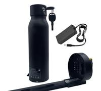 FREEDOH Batterie Lithium Rechargeable 36 V, 5 Ah, 6 Ah, 7 Ah, 9 Ah, 10,5 Ah, pour vélo électrique, en Forme de Bouteille, avec Chargeur et BMS,36v 6ah