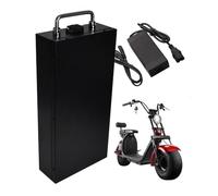 FREEDOH Batterie Moto 60 V, Pack Batterie Lithium 60 V 16 Ah, 20,8 Ah, 23,2 Ah, 25,6 Ah, 26,4 Ah, 28 Ah avec Chargeur pour Moteur 0-1680 W,60v26.4ah