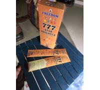 Freedom 777 Star Brighter Lot de 20 bâtons d'encens dans une boîte orange avec étoiles colorées, parfum traditionnel