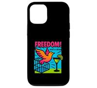 Freedom and A Drink Divorce Funny Divorce Party Women Coque pour iPhone 12/12 Pro