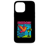 Freedom and A Drink Divorce Funny Divorce Party Women Coque pour iPhone 13 Pro Max