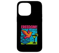 Freedom and A Drink Divorce Funny Divorce Party Women Coque pour iPhone 14 Pro Max