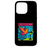 Freedom and A Drink Divorce Funny Divorce Party Women Coque pour iPhone 15 Pro Max