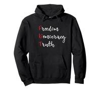Freedom Democracy Truth - Liberté Démocratie Vérité Sweat à Capuche