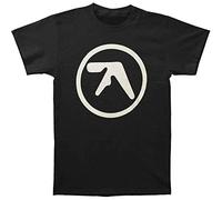 FREEDOM.DRRUI Aphex Twin Men's Logo Slim Fit T-Shirt Black L