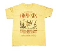 FREEDOM.DRRUI Genesis T Shirt - Trick of The Tail Tour T Shirt 100% Peter Gabriel Yellow XXL