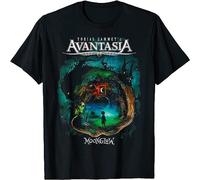 FREEDOM.DRRUI Men's Avantasia Moonglow T Shirt Cotton Men T-Shirt Balck Size Black L