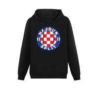 FREEDOM.DRRUI Men's Hajduk Split | Croatia | Football | Soccer | Club | White | Fan Made | Pullover Hoody S