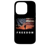 Freedom - Faith Conservative Flag USA Graphic Coque pour iPhone 14 Pro