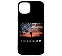 Freedom - Faith Conservative Flag USA Graphic Coque pour iPhone 15 Plus