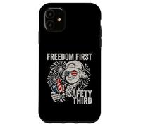Freedom First Safety Troisième John Adams Funny 4 Juillet Coque pour iPhone 11