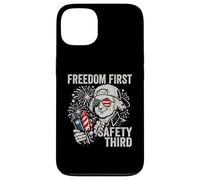 Freedom First Safety Troisième John Adams Funny 4 Juillet Coque pour iPhone 13