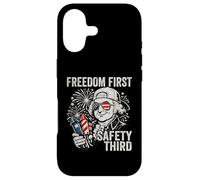 Freedom First Safety Troisième John Adams Funny 4 Juillet Coque pour iPhone 17