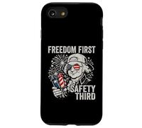 Freedom First Safety Troisième John Adams Funny 4 Juillet Coque pour iPhone SE (2020) / 7/8