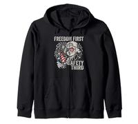 Freedom First Safety Troisième John Adams Funny 4 Juillet Sweat à Capuche
