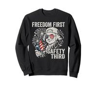 Freedom First Safety Troisième John Adams Funny 4 Juillet Sweatshirt