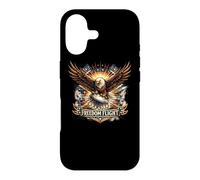 Freedom Flight Disc Golf American Eagle USA Patriotic Coque pour iPhone 17