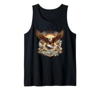 Freedom Flight Disc Golf American Eagle USA Patriotic Débardeur