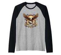Freedom Flight Disc Golf American Eagle USA Patriotic Manche Raglan