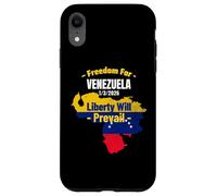 Freedom for Venezuela Support and Stand with Venezuela Coque pour iPhone XR