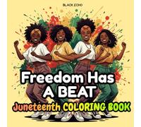 FREEDOM HAS A BEAT: Juneteenth, black girl coloring book, for adults african american, women portraits, 40 ONE SIDED PAGES