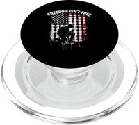 Freedom is Not Free Patriotic Soldat PopSockets PopGrip pour MagSafe