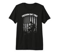 Freedom is Not Free Patriotic Soldat T-Shirt Haut de Gamme