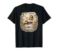 Freedom Mindset Single Life No Drama T-Shirt