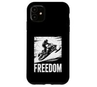 Freedom Motoneige Rider Extreme Winter Art Coque pour iPhone 11