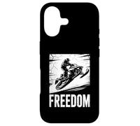 Freedom Motoneige Rider Extreme Winter Art Coque pour iPhone 17