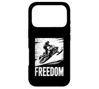 Freedom Motoneige Rider Extreme Winter Art Coque pour iPhone 17 Pro