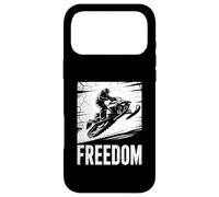 Freedom Motoneige Rider Extreme Winter Art Coque pour iPhone 17 Pro Max