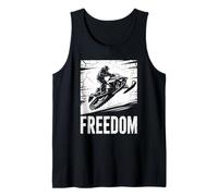 Freedom Motoneige Rider Extreme Winter Art Débardeur